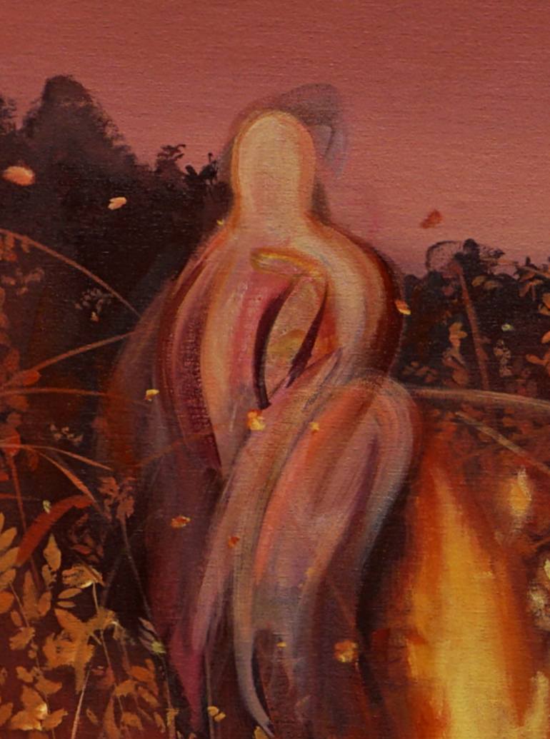 Original Abstract Expressionism Abstract Painting by Jay Chung