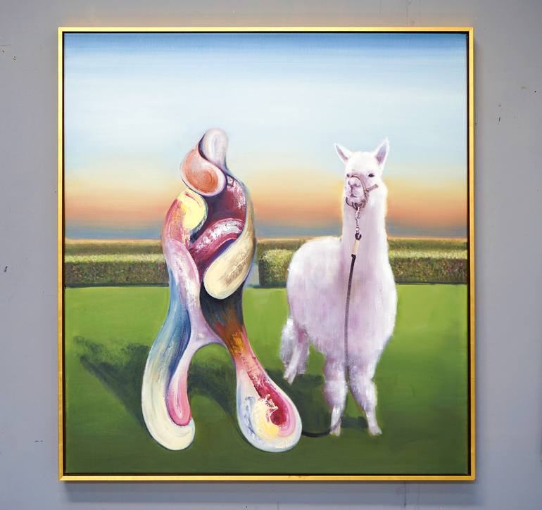 Original Abstract Expressionism Abstract Painting by Jay Chung