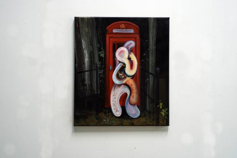 Original Abstract Expressionism Abstract Painting by Jay Chung