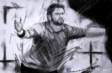 Print of Fine Art Celebrity Drawings by Tabish Shafi