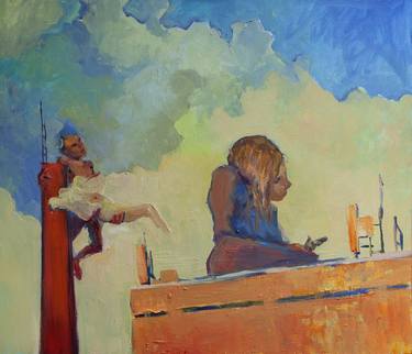 Original Contemporary Men Painting by Ivan Hubenko