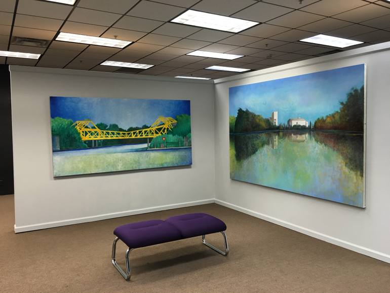 Original Impressionism Landscape Painting by Phil Caterino
