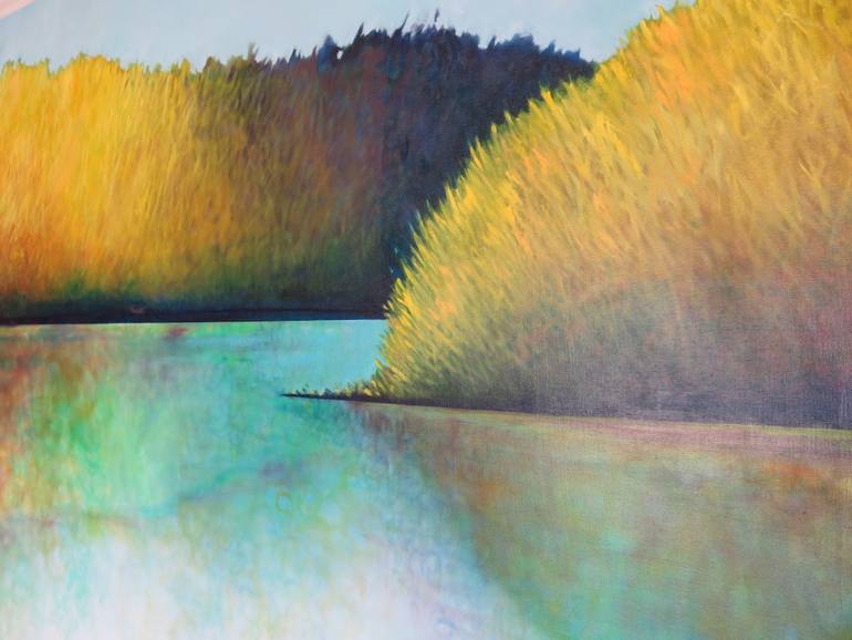 Original Expressionism Landscape Painting by Phil Caterino