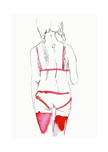 Print of Figurative Body Drawings by Alexandria Grace Coe