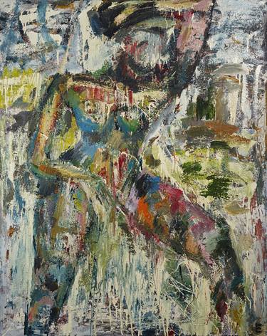 Print of Abstract Expressionism Erotic Paintings by Ekaterine Khuchua