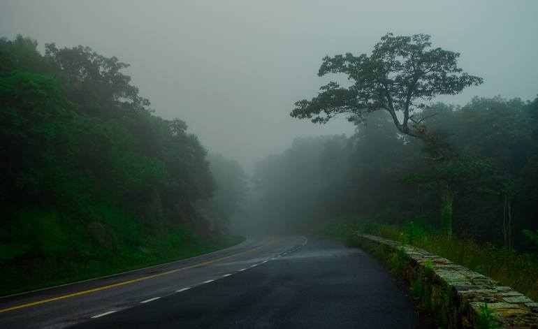 Skyline Drive at Hogback Overlook Photography by Mark Holland | Saatchi Art