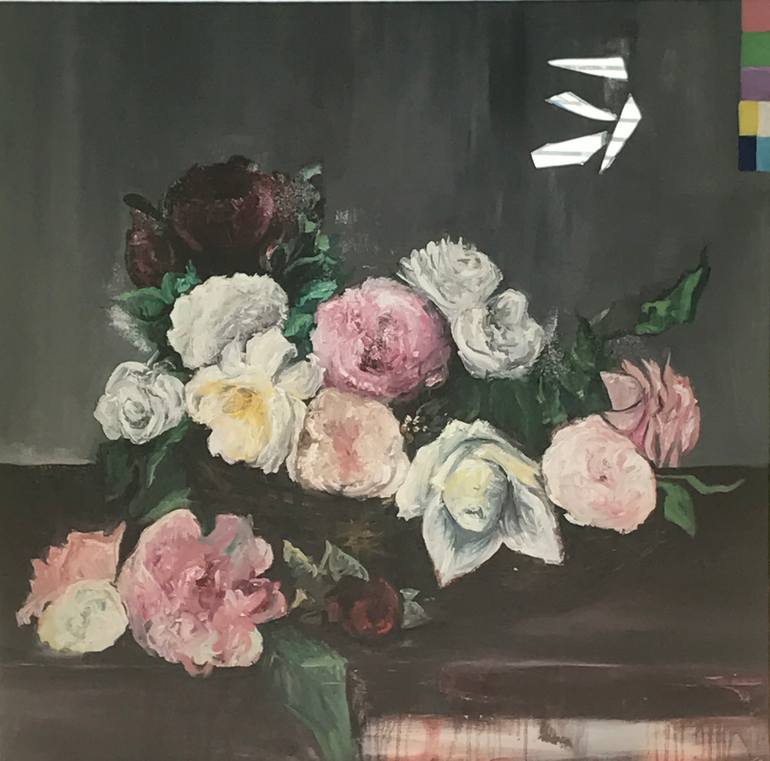 Original Figurative Floral Painting by Loren Dann