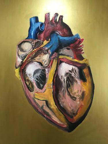 Anatomy of a Heart on Gold thumb
