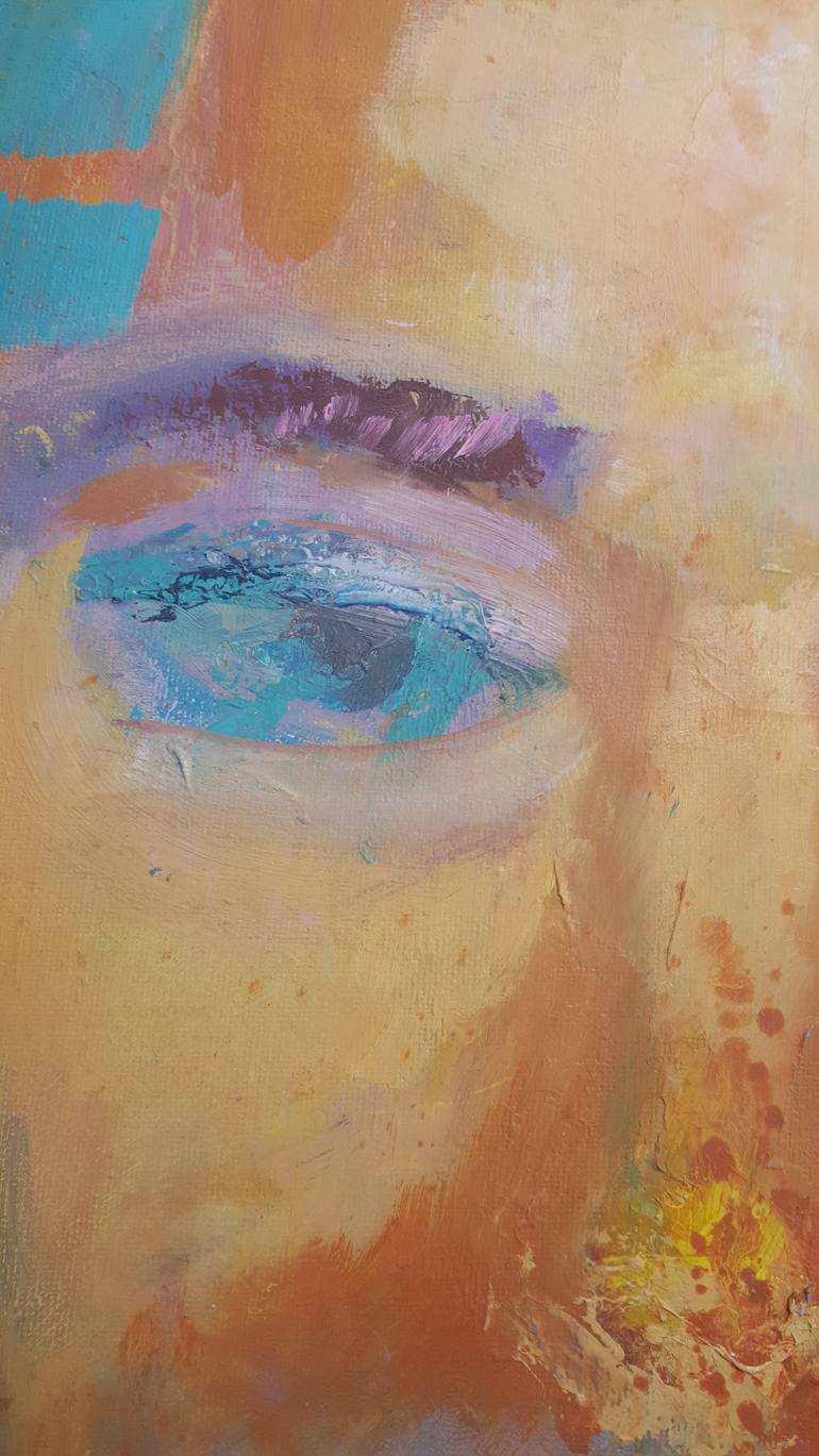 Original Abstract People Painting by Freya Sinclair