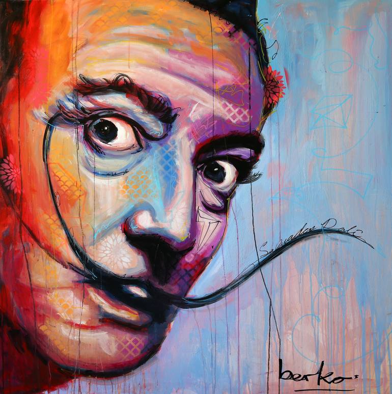 Salvador Dali Painting by Berko Art | Saatchi Art