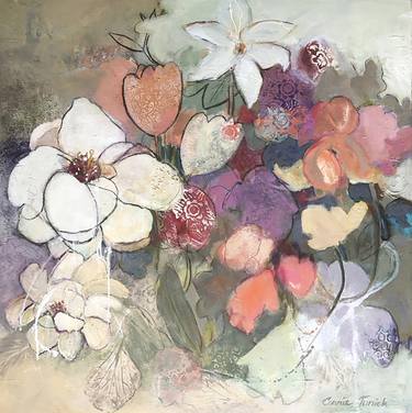 Original Floral Paintings by Connie Tunick