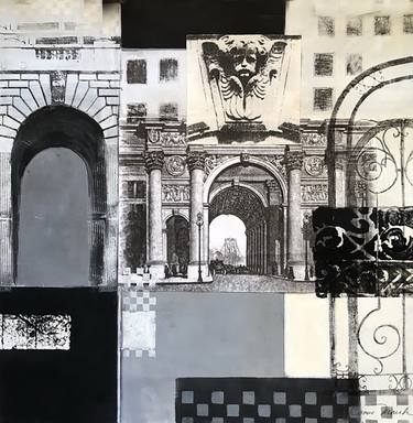 Original Architecture Paintings by Connie Tunick
