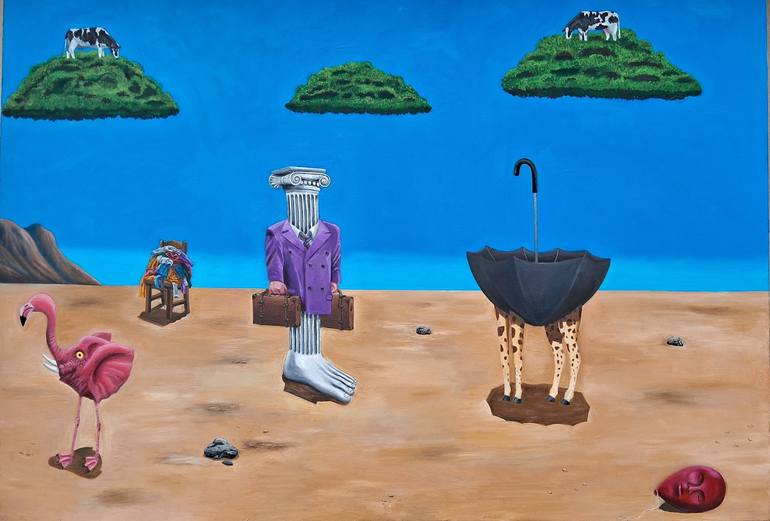 Original Symbolism Fantasy Paintings by Marcos Silvio Inácio