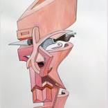 Abstract Face Study by Marcos Silvio Inácio
