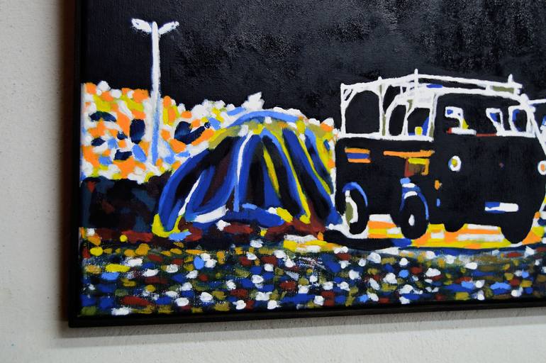 Original Car Painting by inge bing