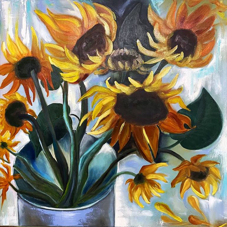 Print of Abstract Botanic Paintings by Natali Zablotskaya