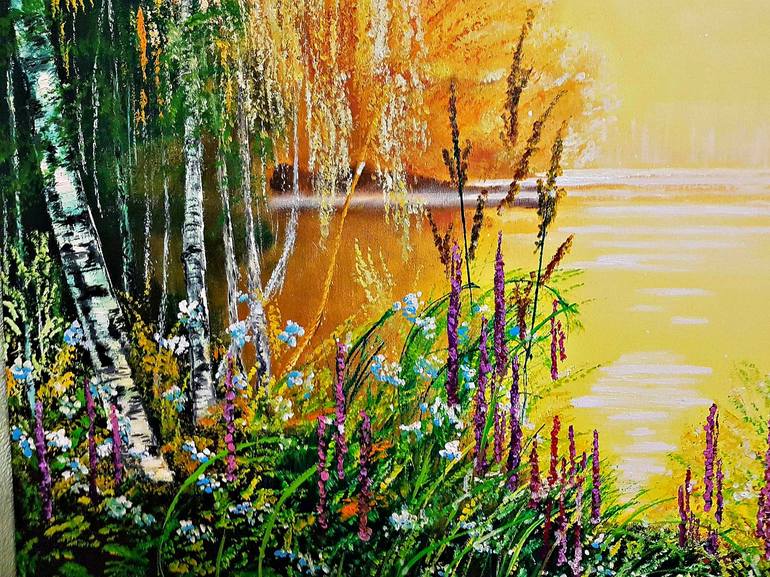 Original Impressionism Botanic Painting by Natali Zablotskaya