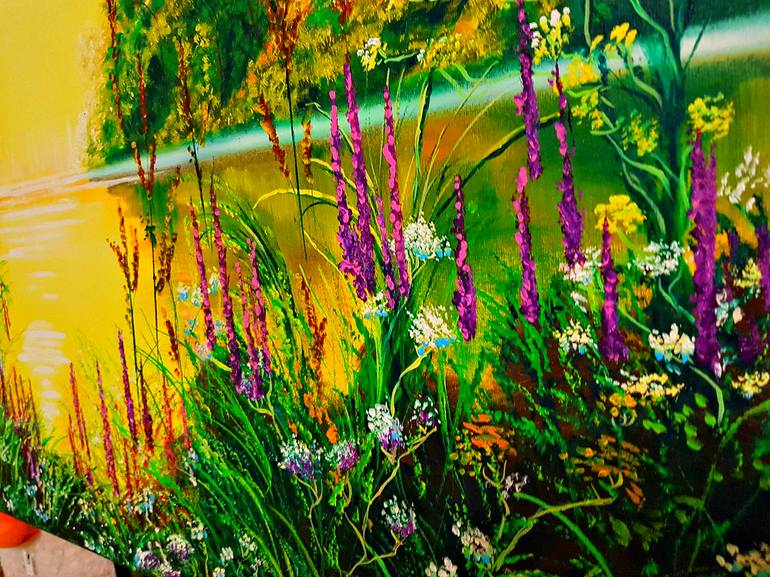 Original Impressionism Botanic Painting by Natali Zablotskaya