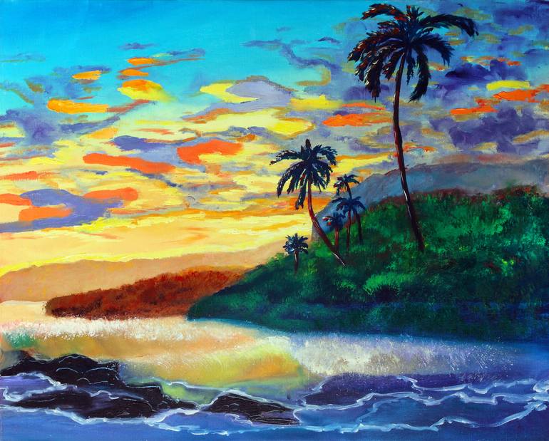 CHOP912 big ocean sea wave seascape&birds hand paint oil painting art on canvas 