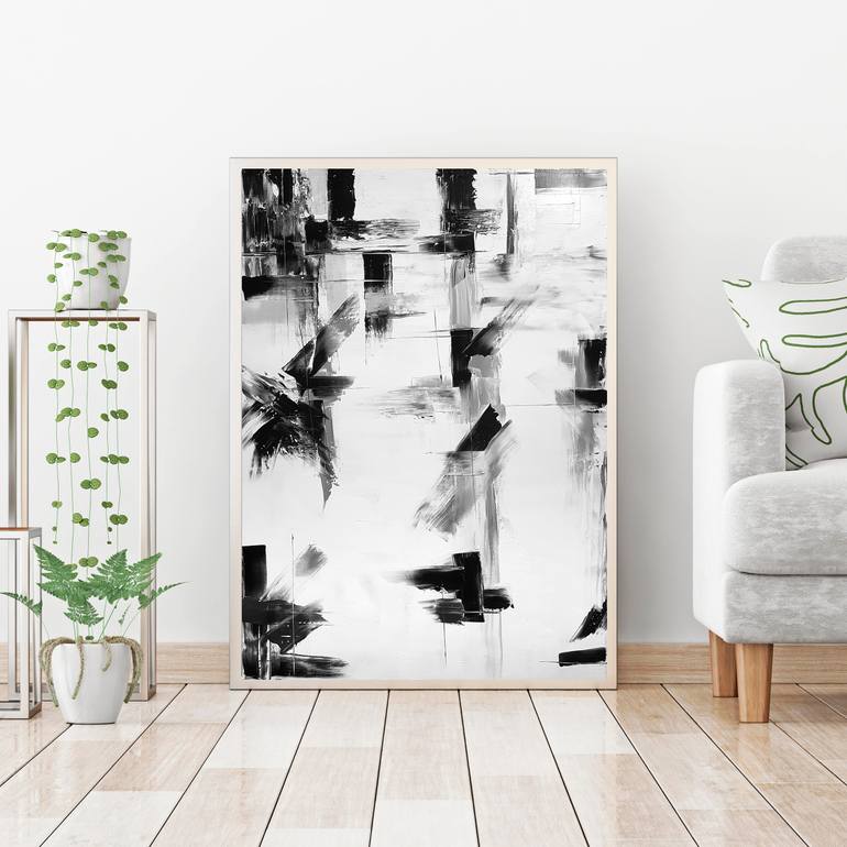 Original Abstract Expressionism Abstract Painting by Natali Zablotskaya