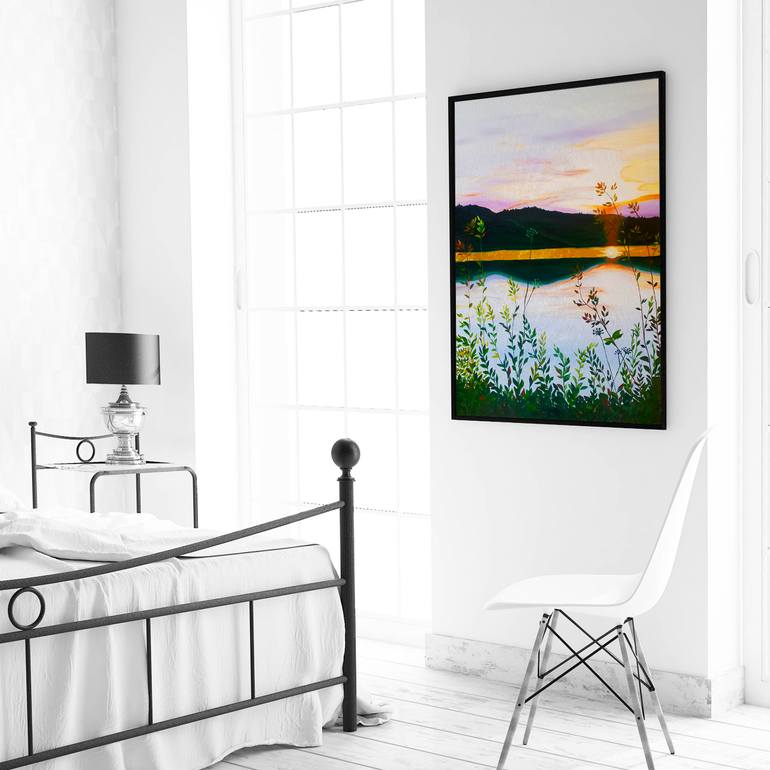 Original Abstract Expressionism Floral Painting by Natali Zablotskaya