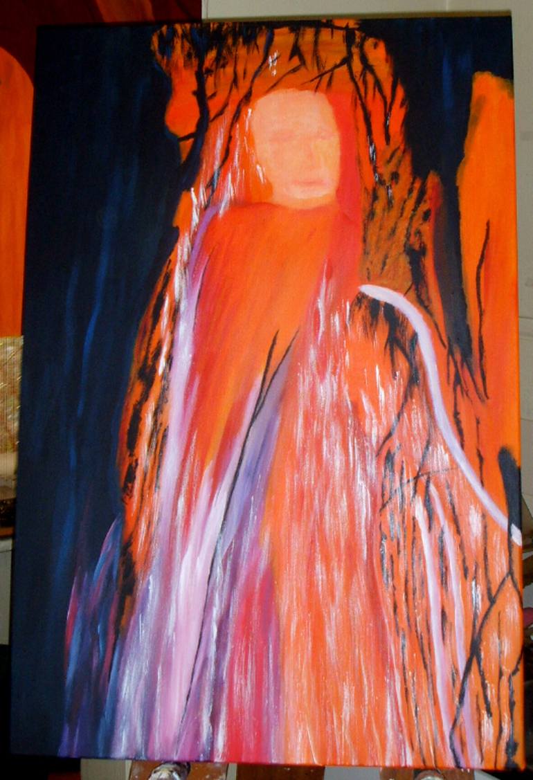 Original Expressionism Nature Painting by C J Lewis