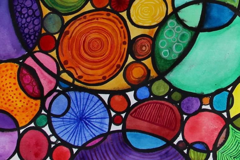 Original Abstract Expressionism Abstract Painting by Tina-Marie Sanford