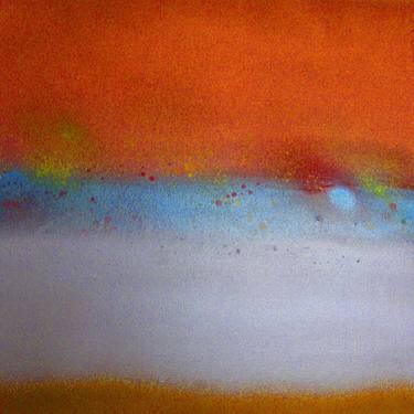 Original Abstract Seascape Printmaking by Howard Sills