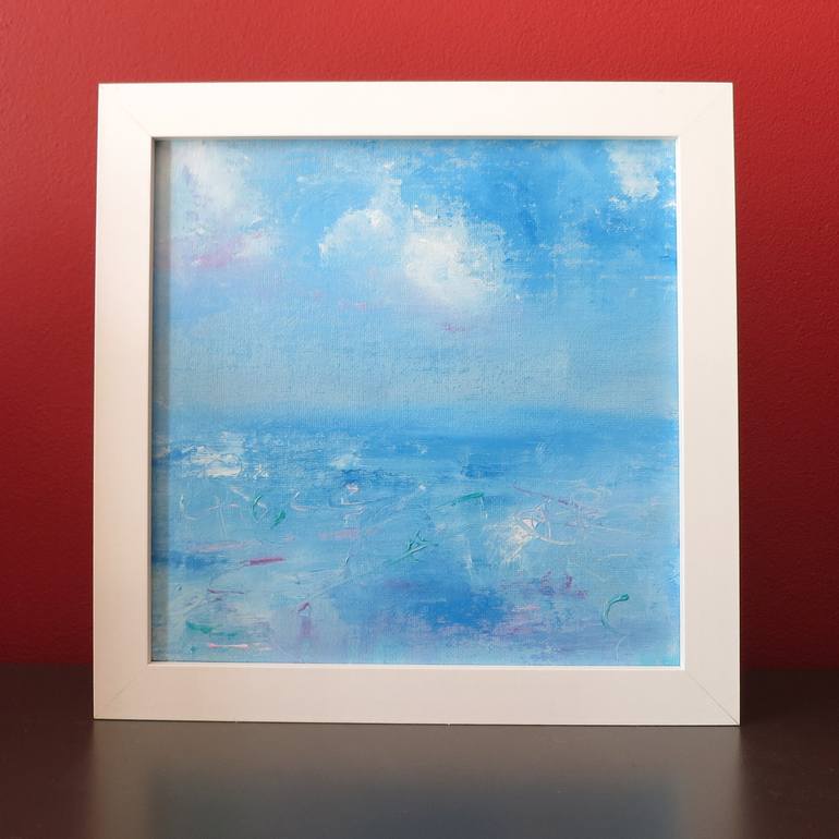 Original Abstract Seascape Painting by Howard Sills