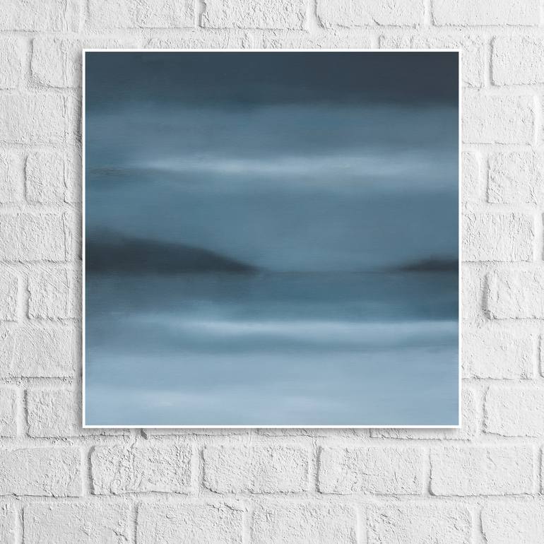 Original Abstract Seascape Painting by Howard Sills