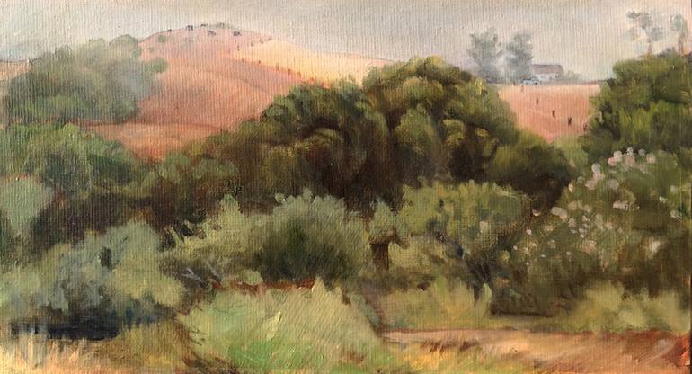 California Landscape Oil Painting, Fog Coming in Near Point Reyes ...