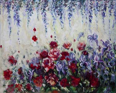 Print of Modern Floral Paintings by Valquiria Imperiano
