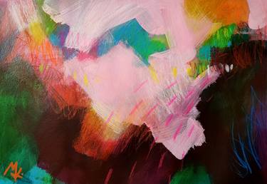 Original Abstract Expressionism Abstract Paintings by Krisztina Megyeri