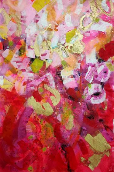 Original Abstract Expressionism Abstract Paintings by Krisztina Megyeri