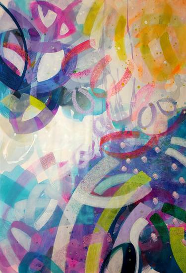 Original Abstract Paintings by Krisztina Megyeri