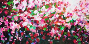 Original Abstract Floral Paintings by Krisztina Megyeri