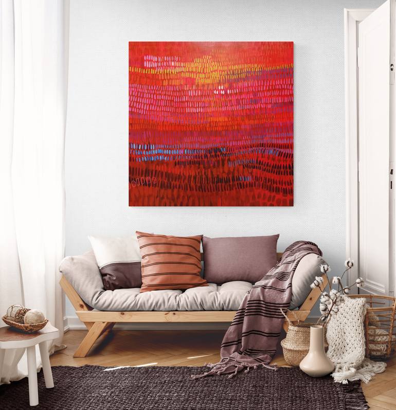 Original Contemporary Abstract Painting by Krisztina Megyeri