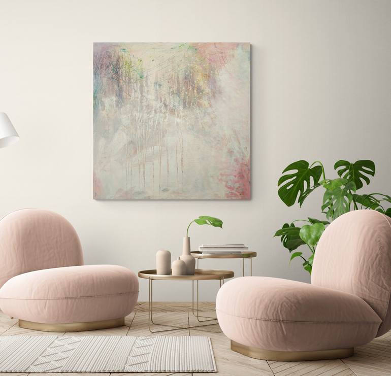 Original Contemporary Abstract Painting by Krisztina Megyeri