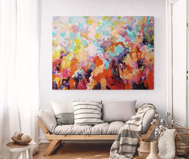 Original Abstract Expressionism Abstract Paintings by Krisztina Megyeri