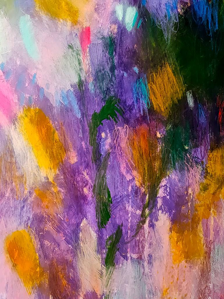 Original Abstract Landscape Painting by Krisztina Megyeri