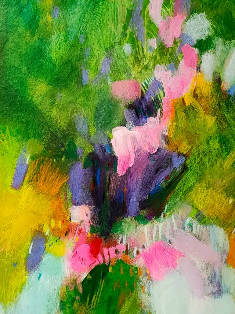 Original Abstract Landscape Painting by Krisztina Megyeri