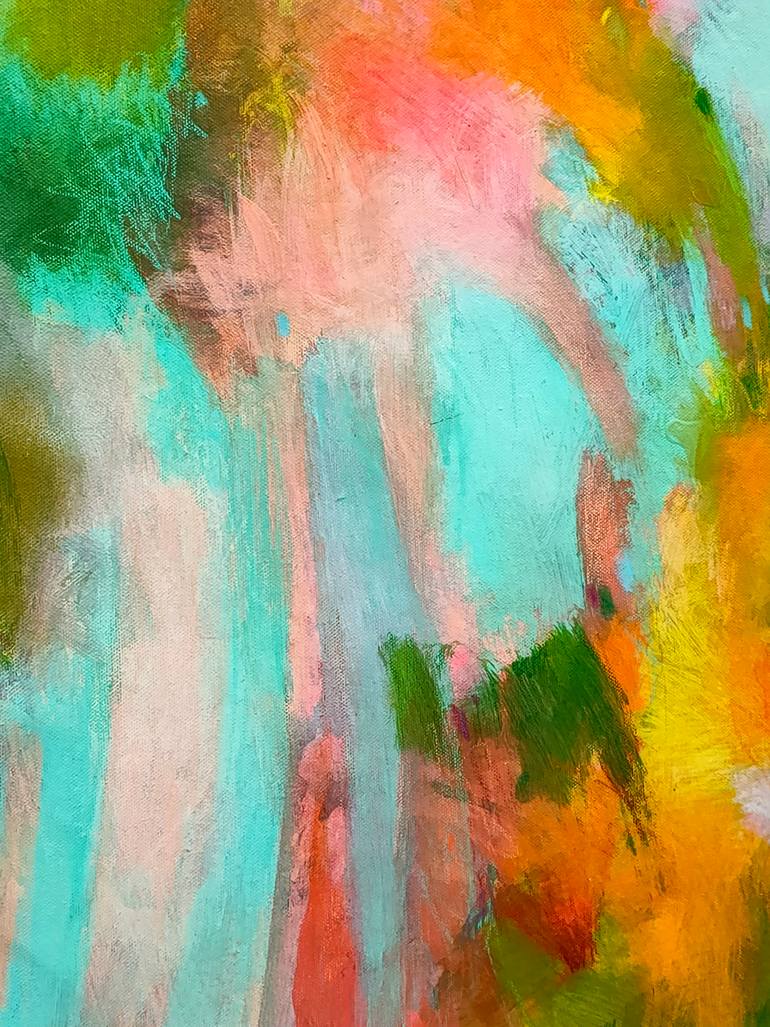 Original Abstract Landscape Painting by Krisztina Megyeri