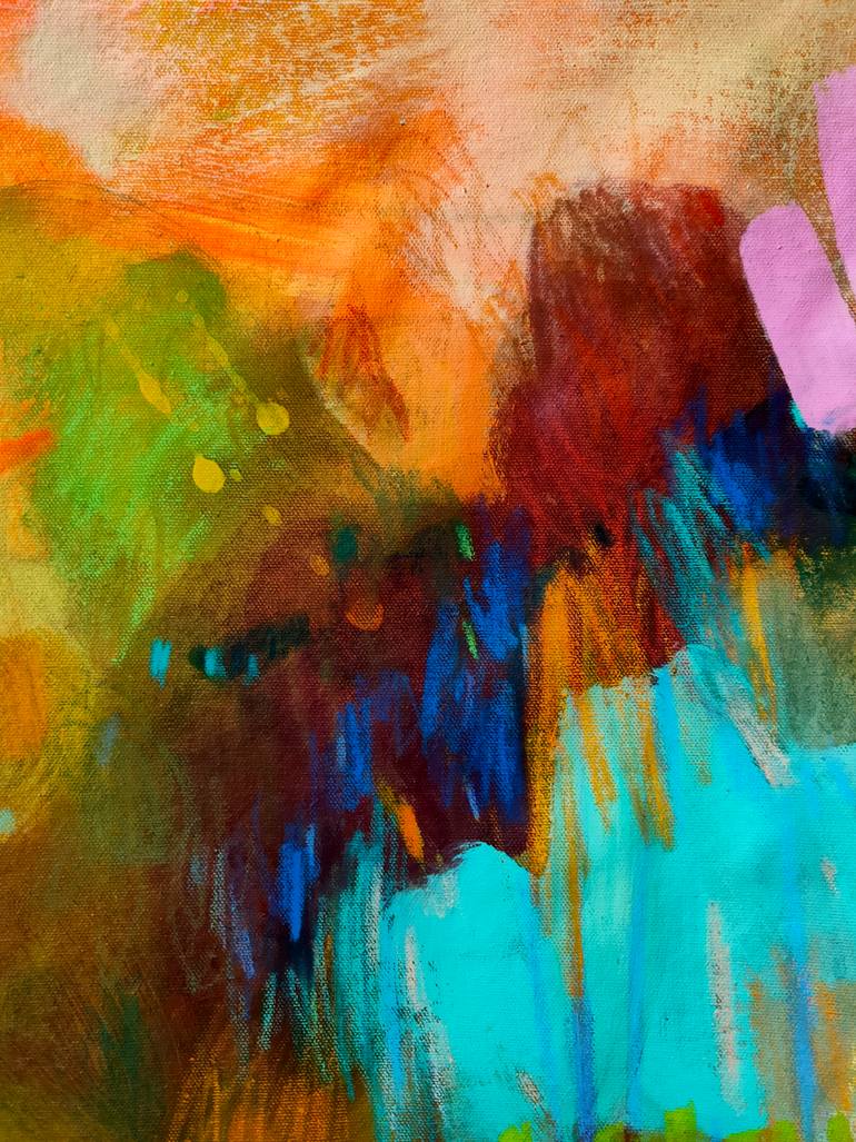 Original Abstract Expressionism Abstract Painting by Krisztina Megyeri
