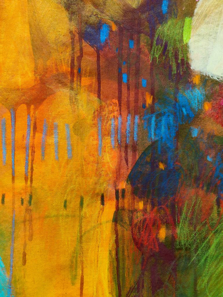 Original Abstract Expressionism Abstract Painting by Krisztina Megyeri