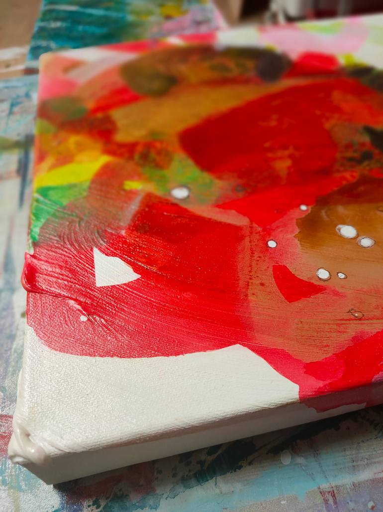 Original Abstract Expressionism Abstract Painting by Krisztina Megyeri