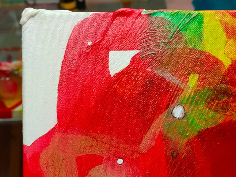 Original Abstract Expressionism Abstract Painting by Krisztina Megyeri
