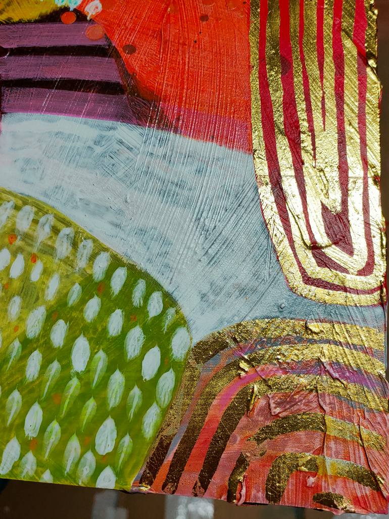 Original Abstract Expressionism Abstract Painting by Krisztina Megyeri