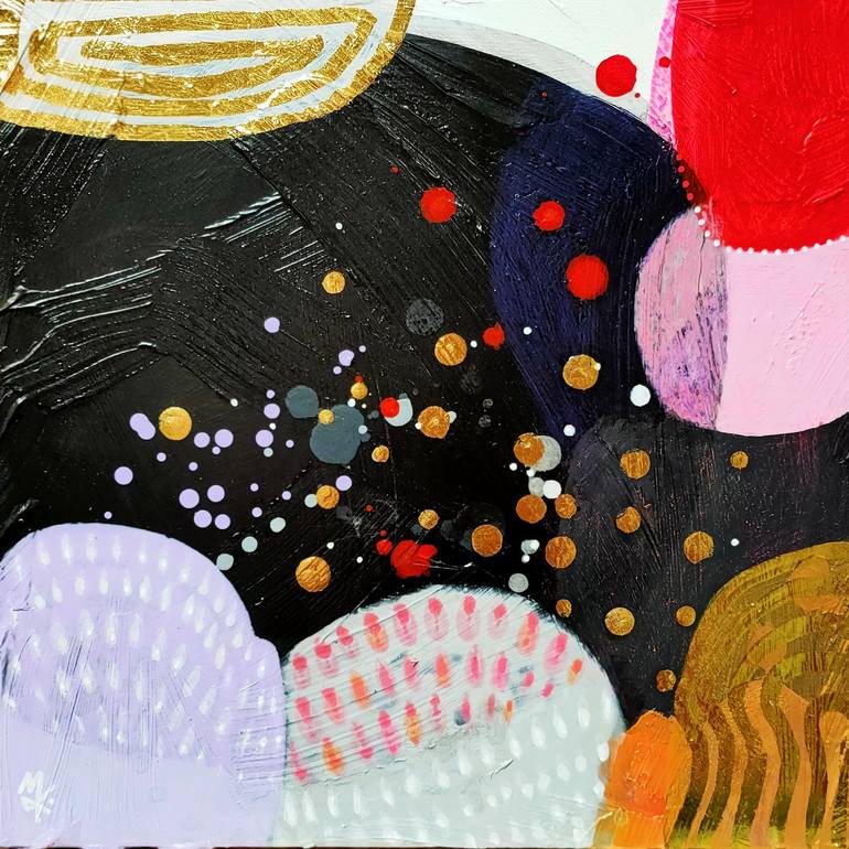 Original Abstract Expressionism Abstract Paintings by Krisztina Megyeri