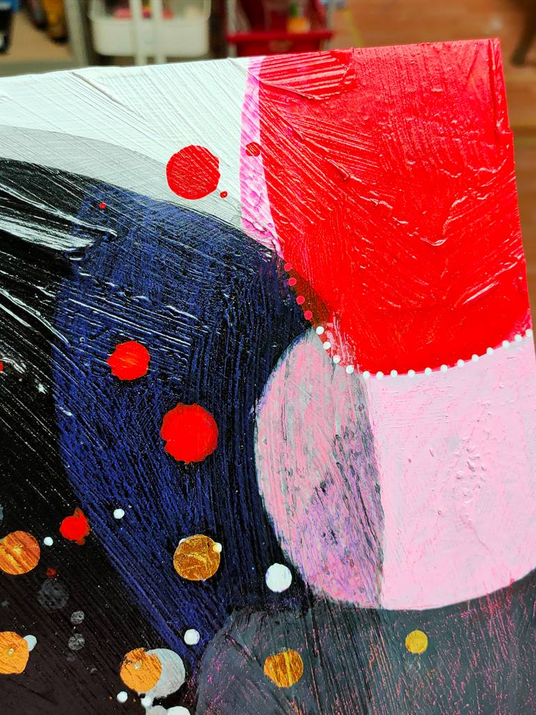 Original Abstract Expressionism Abstract Painting by Krisztina Megyeri