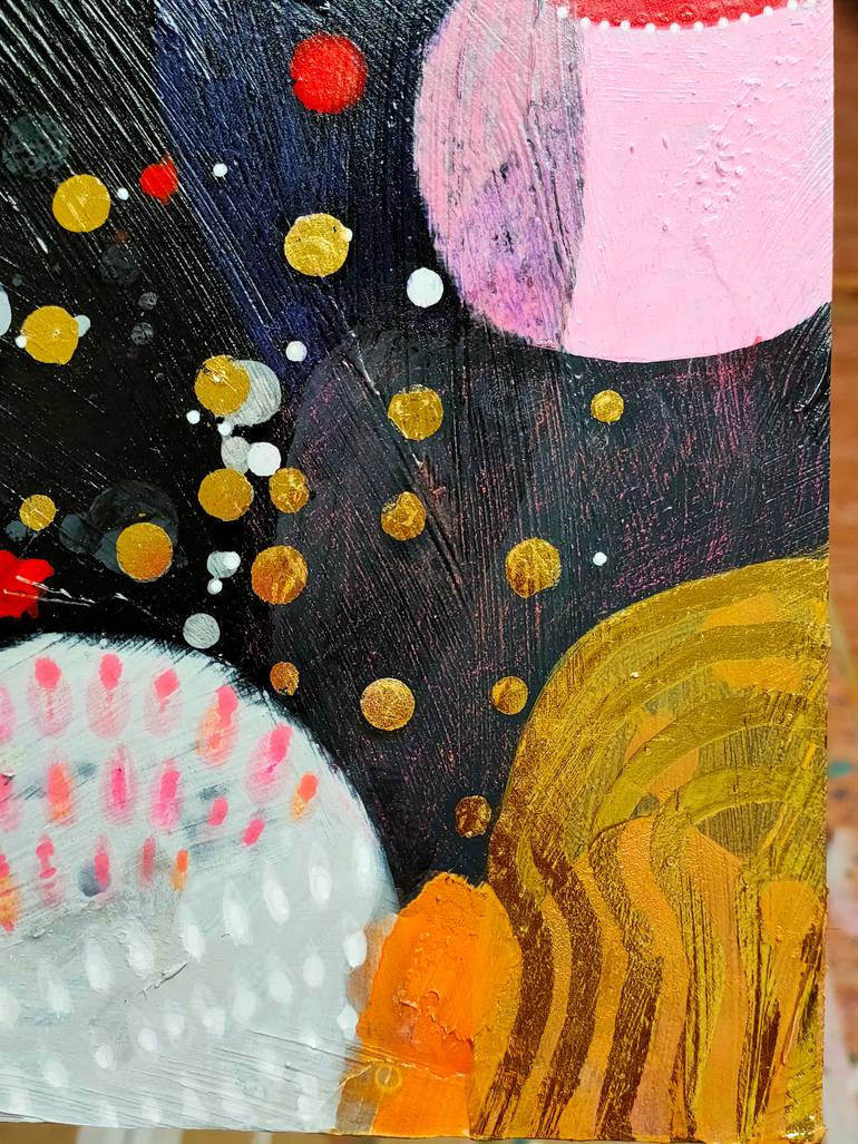 Original Abstract Expressionism Abstract Painting by Krisztina Megyeri